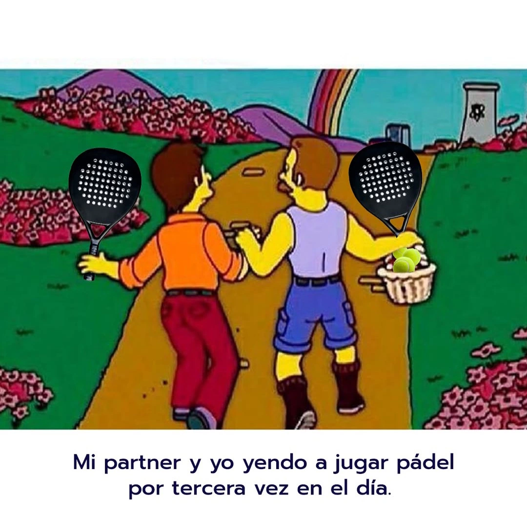 ¡La adicción al pádel es real, pero también lo es la diversión sin límites!🍃 #kempadel #padel #.webp