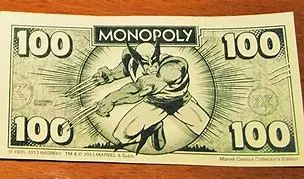 Resultado de imagen de billetes monopoly marvel