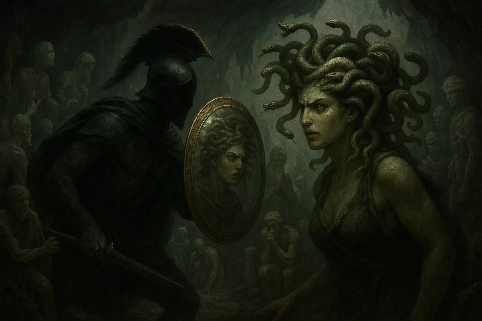 20250522_1120_Perseus Approaches Medusa_simple_compose_01jvvmks1yf3xst7r2rrj8zx8b.webp