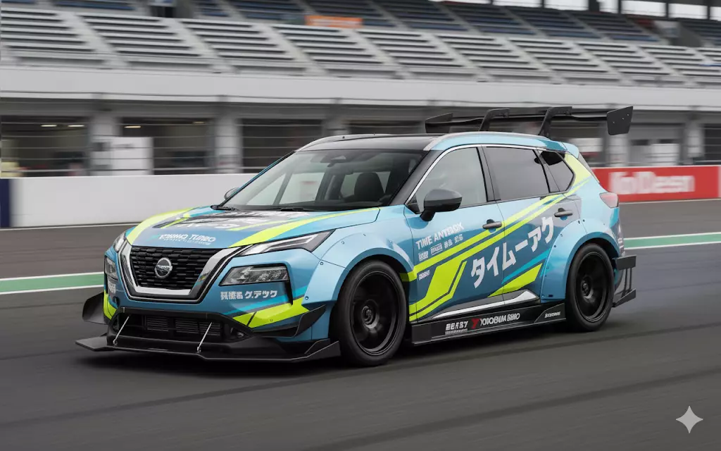 Nissan XTrail Time attack.webp
