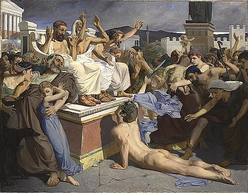Pheidippides_giving_word_of_victory.webp