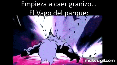 empieza a caer granizo* on Make a GIF