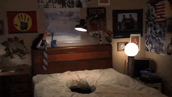 a nightmare on elm street horror GIF