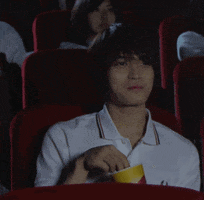 audience popcorn GIF