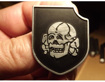 La calavera, el símbolo de la Division SS Totenkopf.